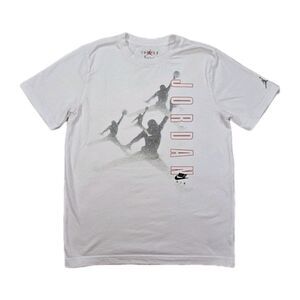 Boys Air Jordan Short Sleeve T Shirt White XL 13/14